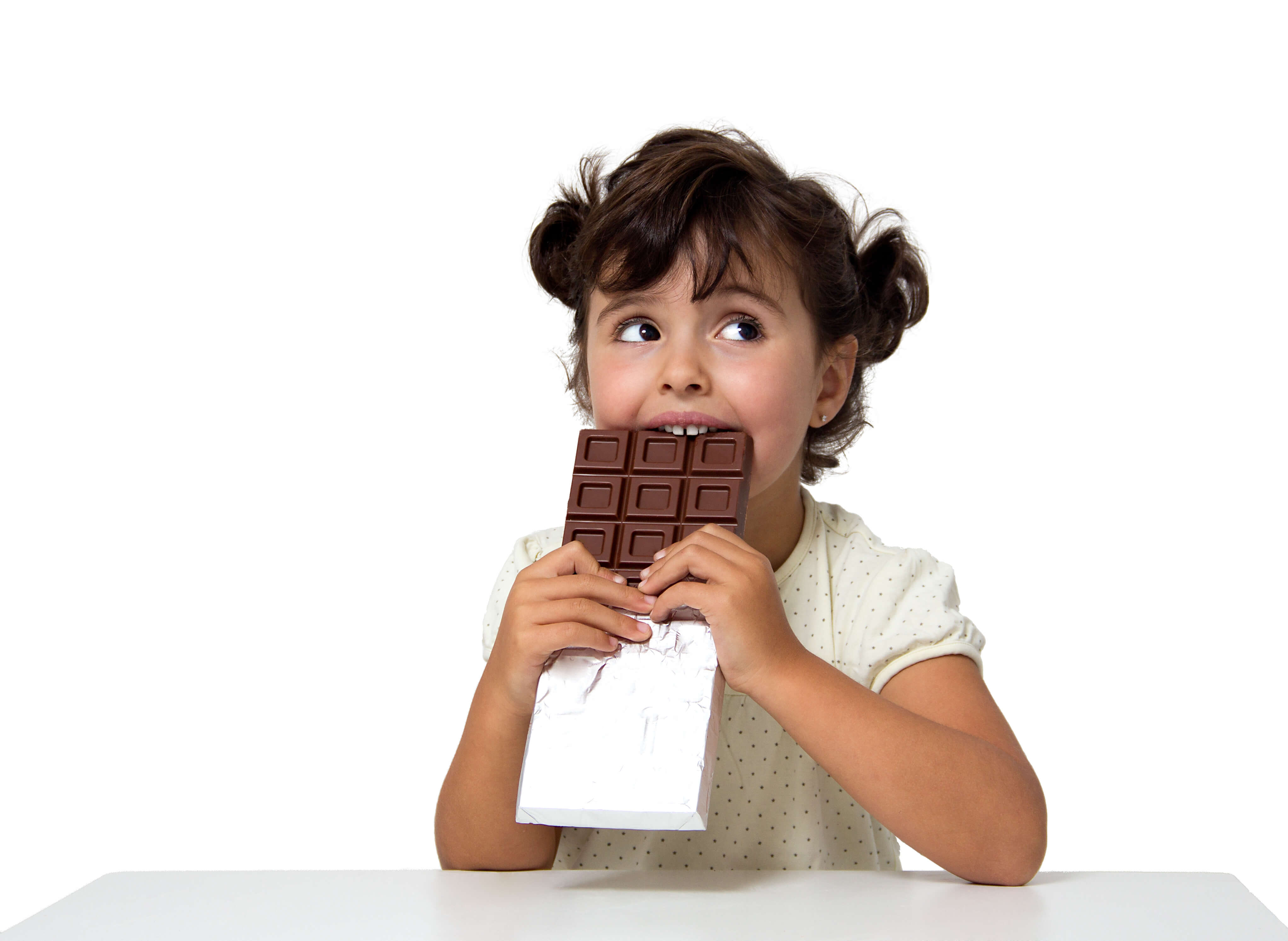 Child Eating Chocolate Tays Bakers