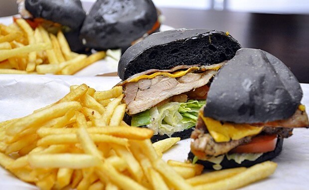 charcoal burger