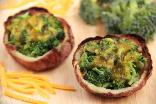 Potato skin salad