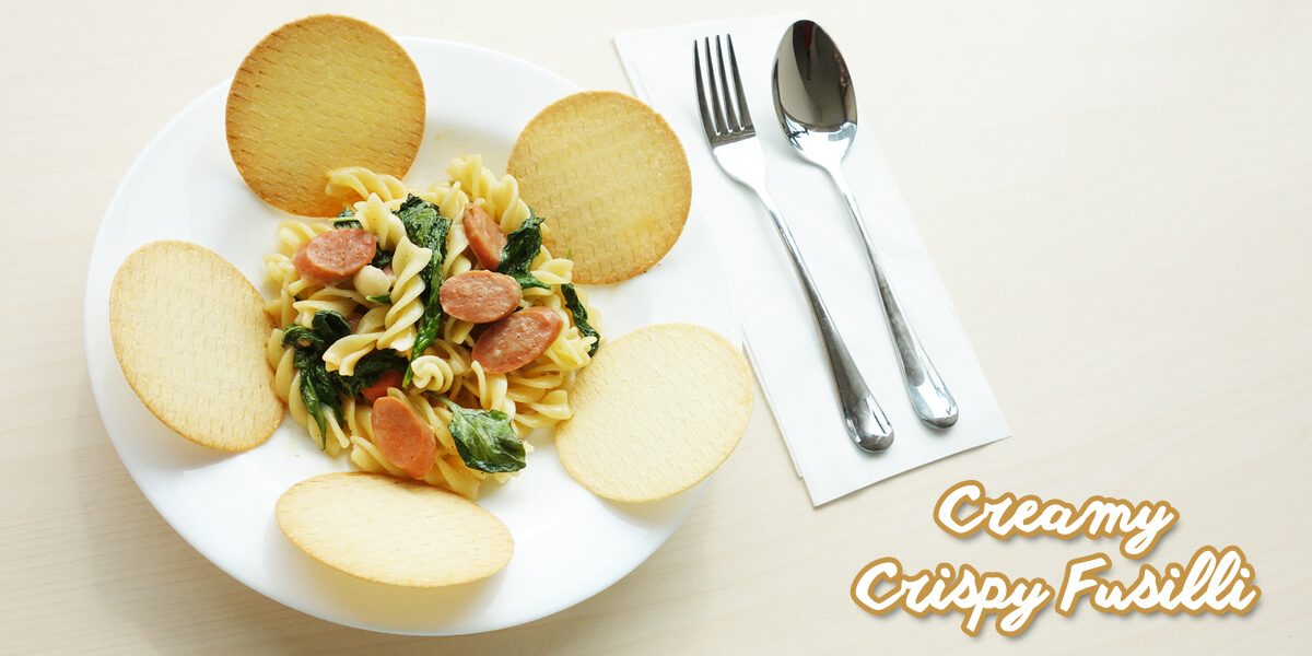 Crispy Creamy Fusilli