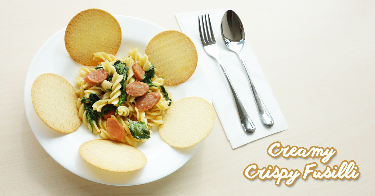 Crispy Creamy Fusilli