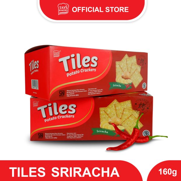 Foto produk Tiles Potato Crackers Sriracha