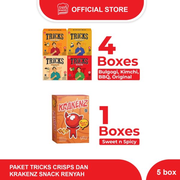 Paket Tricks Crisps Dan Krakenz Snack Renyah