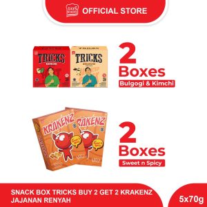 Snack Box Tricks Buy 2 Get 2 Krakenz Jajanan Renyah - Tays Bakers