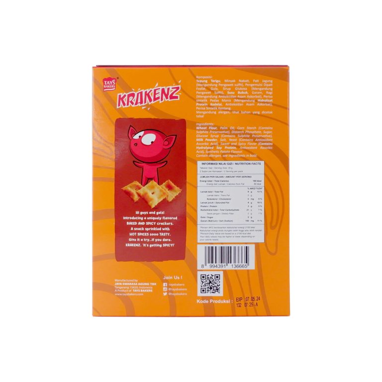 Krakenz Sweet and Spicy - Tays Bakers Snack