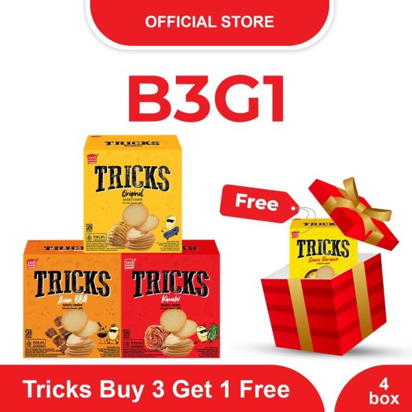 Tricks Baked Crisps Buy 3 Get 1 Free - Potato Baked Crisps Tays Bakers